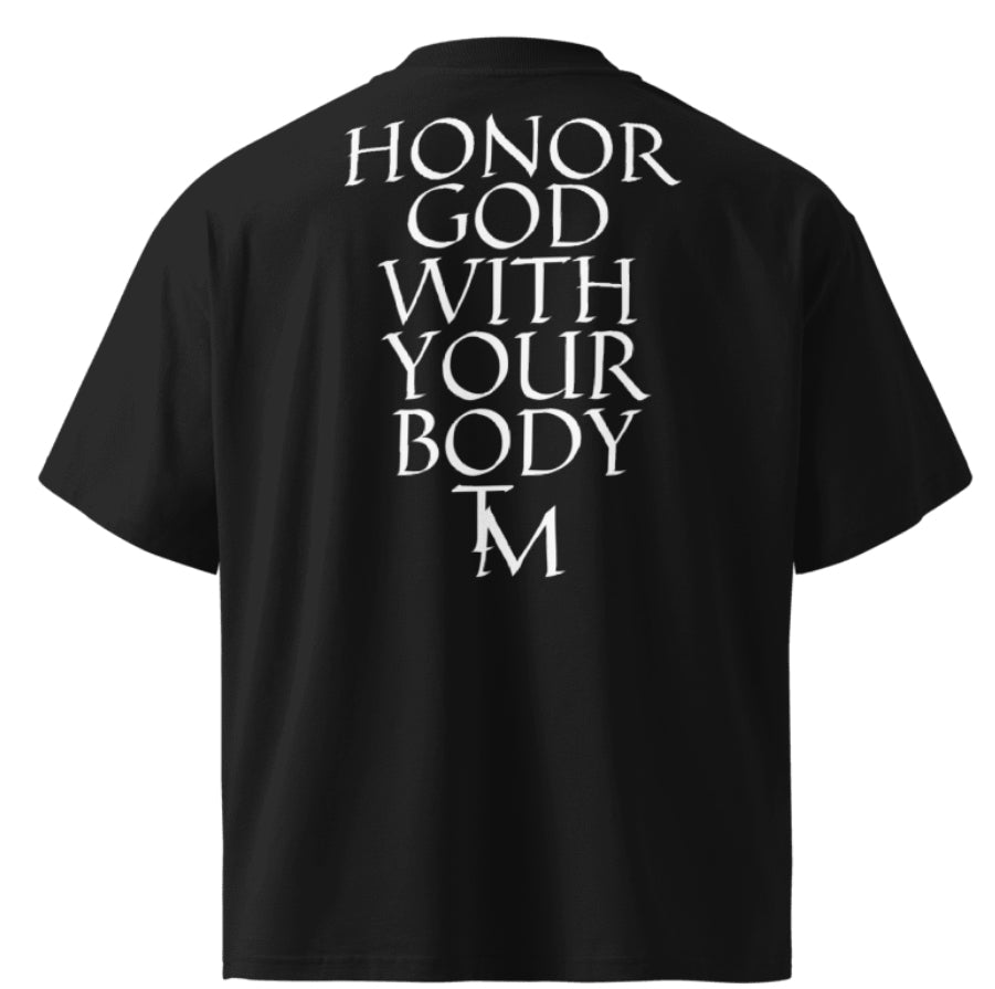 Temple Mentality Unisex Organic Oversized High Neck T-Shirt